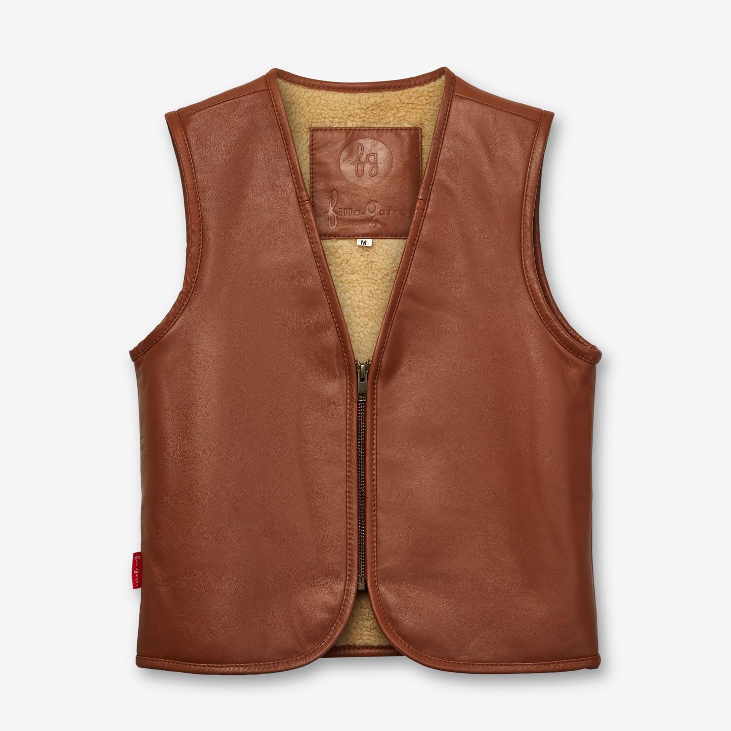 Can’t Touch This Cactus Vest Tan Nappa Leather