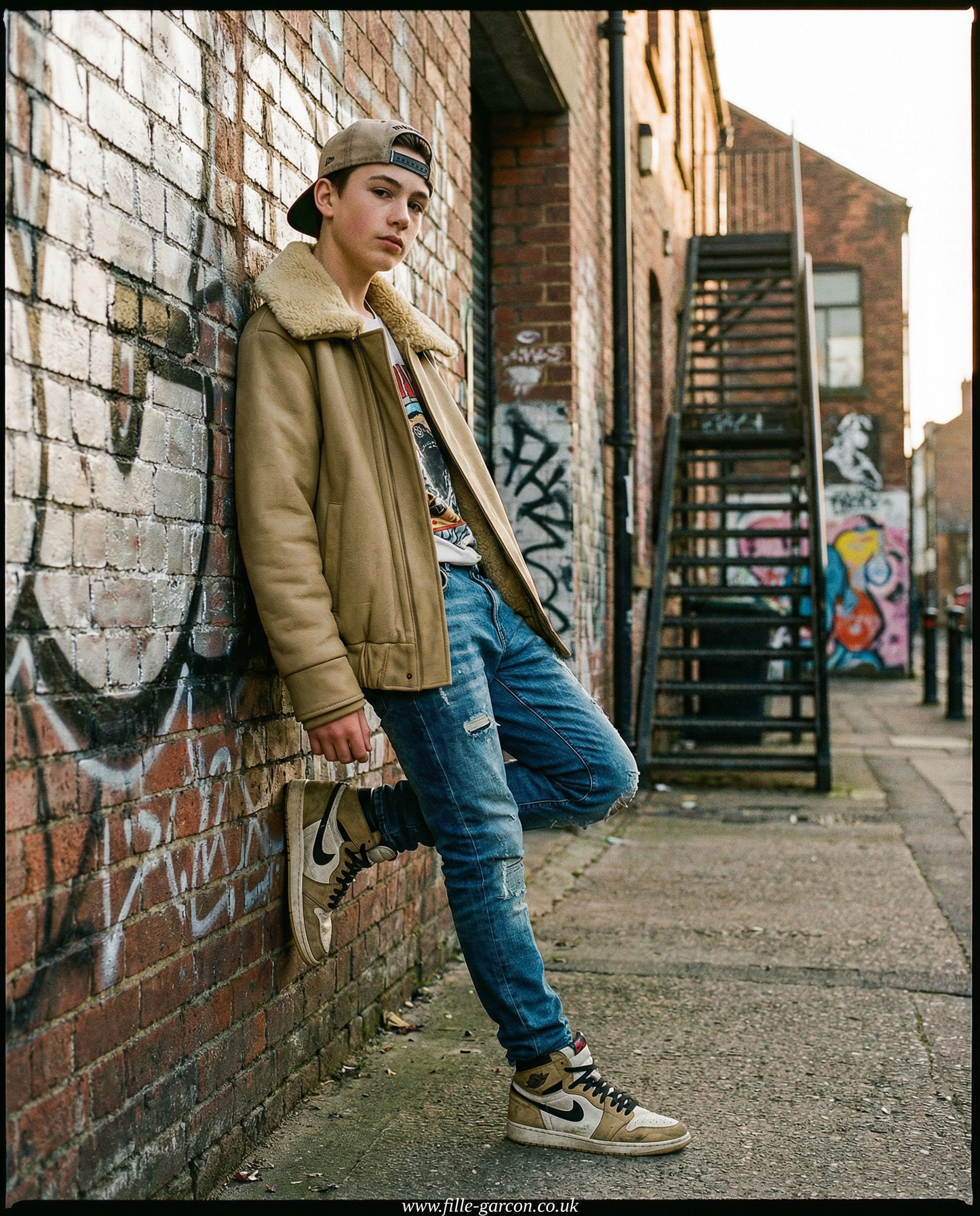 Bad Luck Khaki Leather Jacket