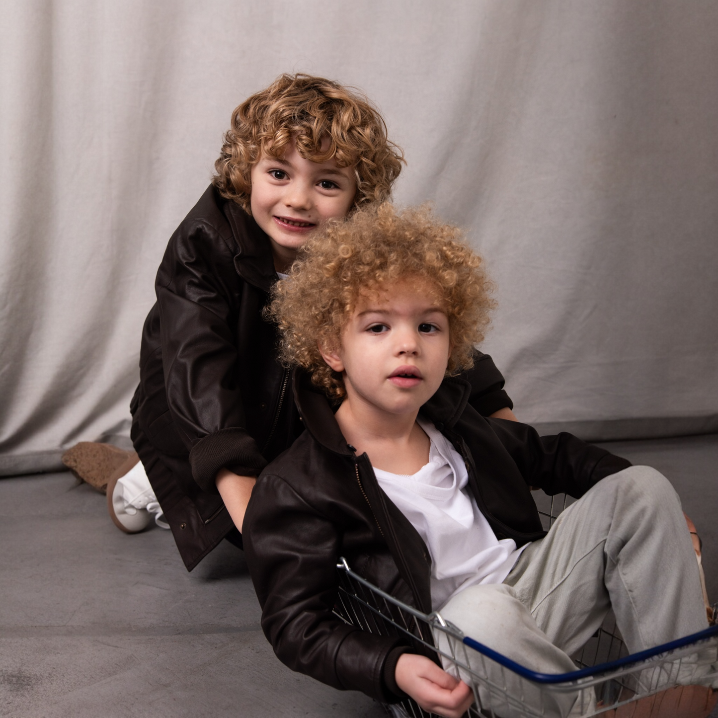 Hold Ya Horses Brown Leather Jacket Brown Shearling