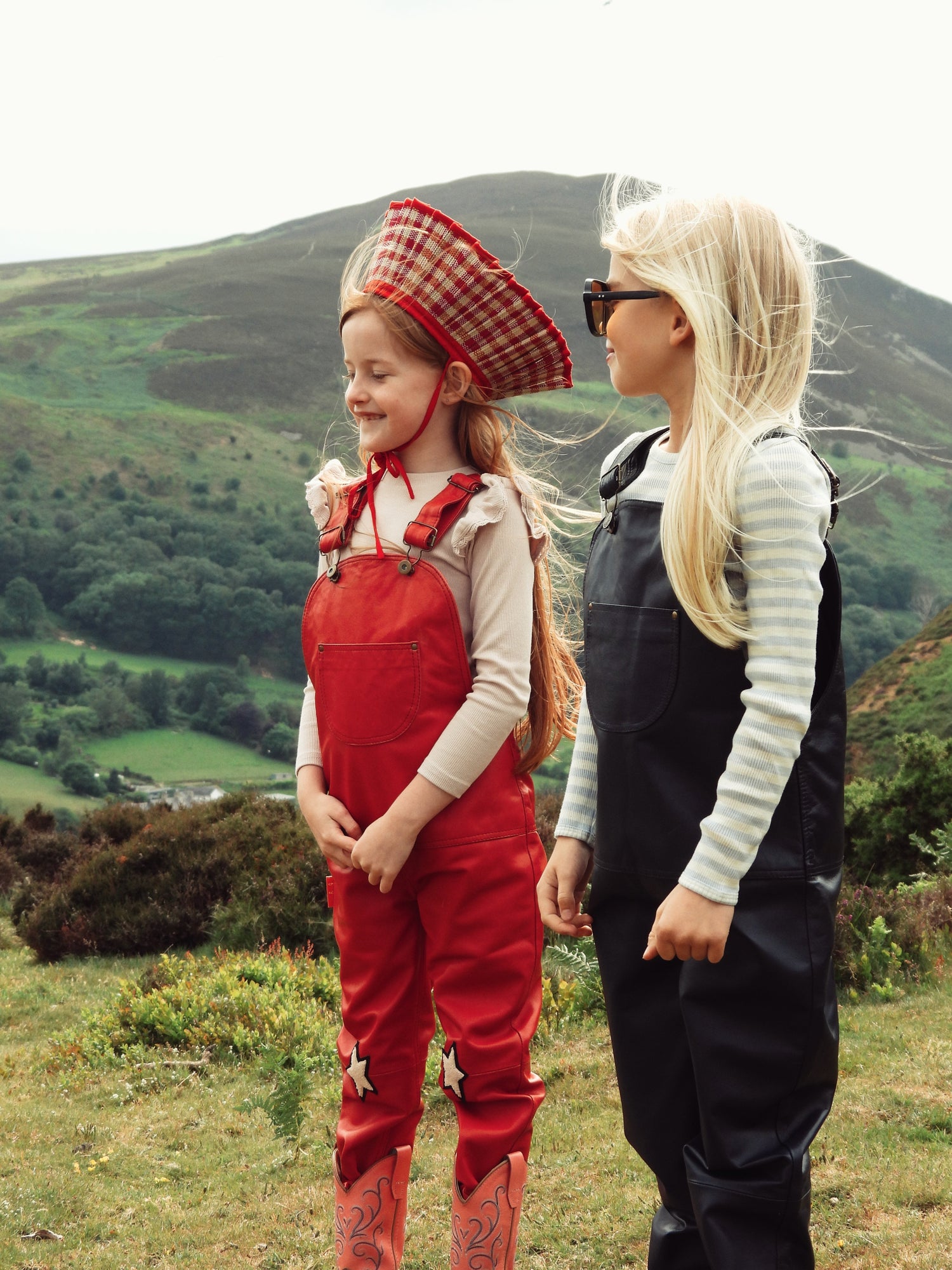 Oversmalls Leather Dungarees