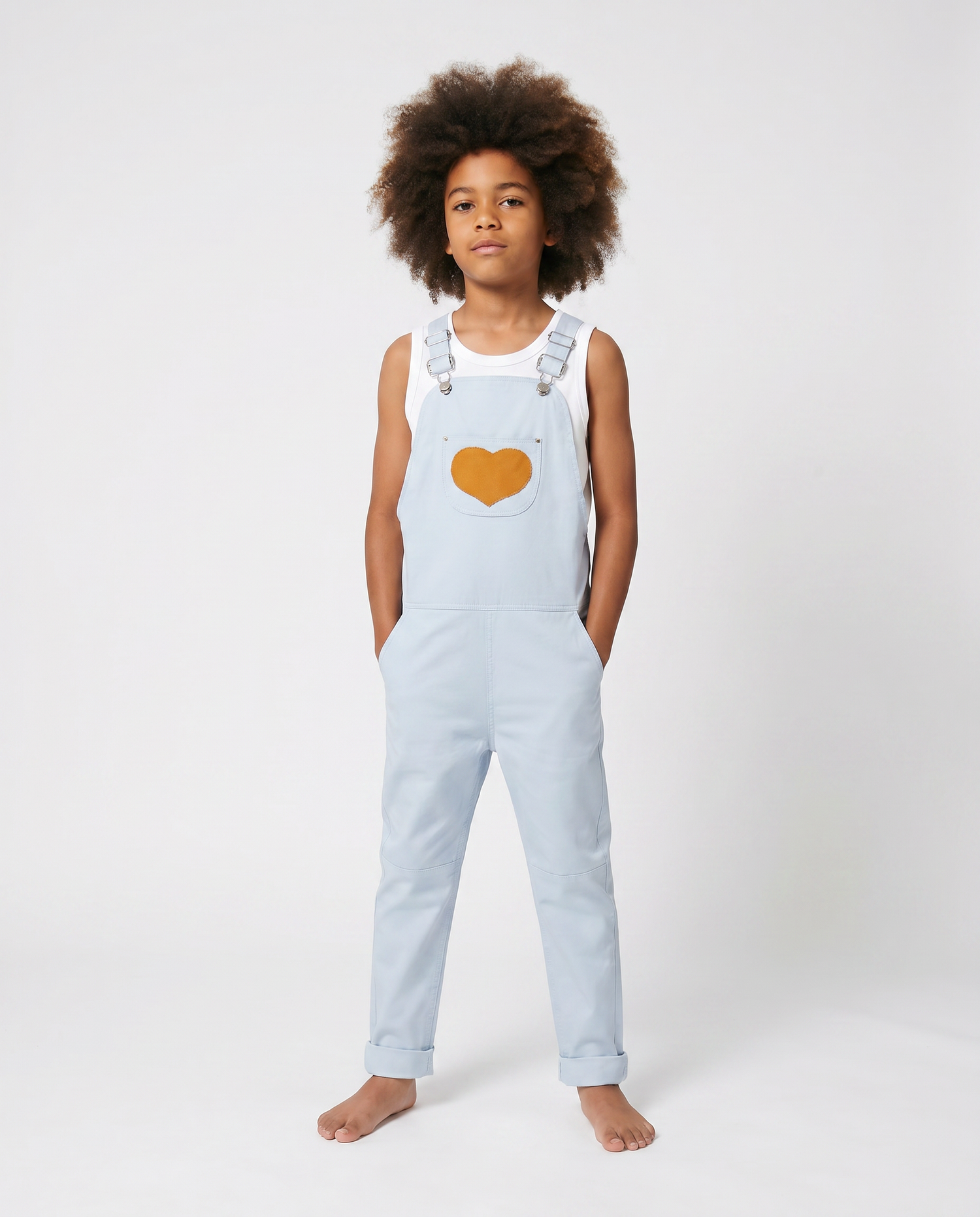 Oversmalls Leather Dungarees