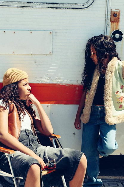 Can’t Touch This Cactus Vest Tan Nappa Leather