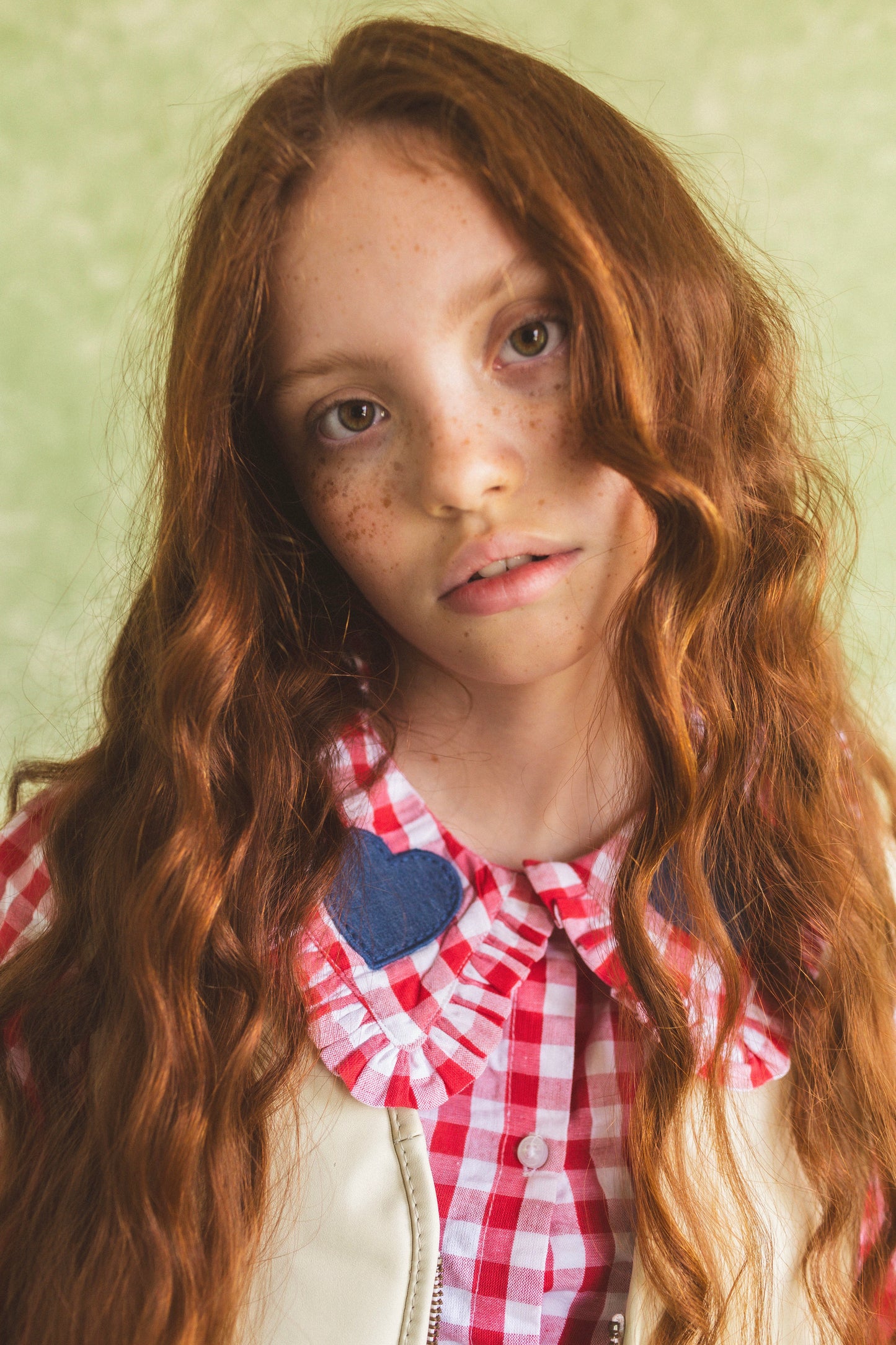 Hold Ya Horses Cream Leather Vest