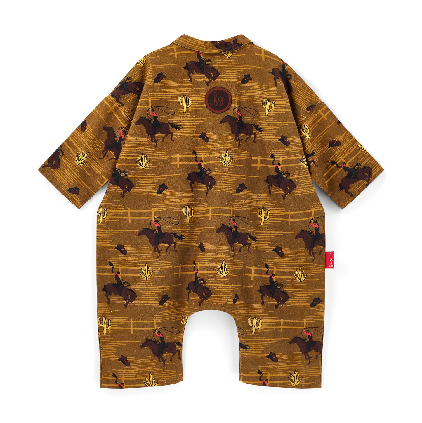 Cowboy Canvas Oversized Boilersuit – Khaki
