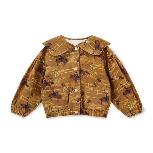 Cotton Canvas Cowboy Jacket – Khaki