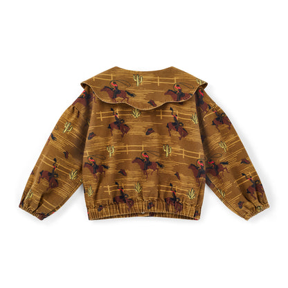 Cotton Canvas Cowboy Jacket – Khaki