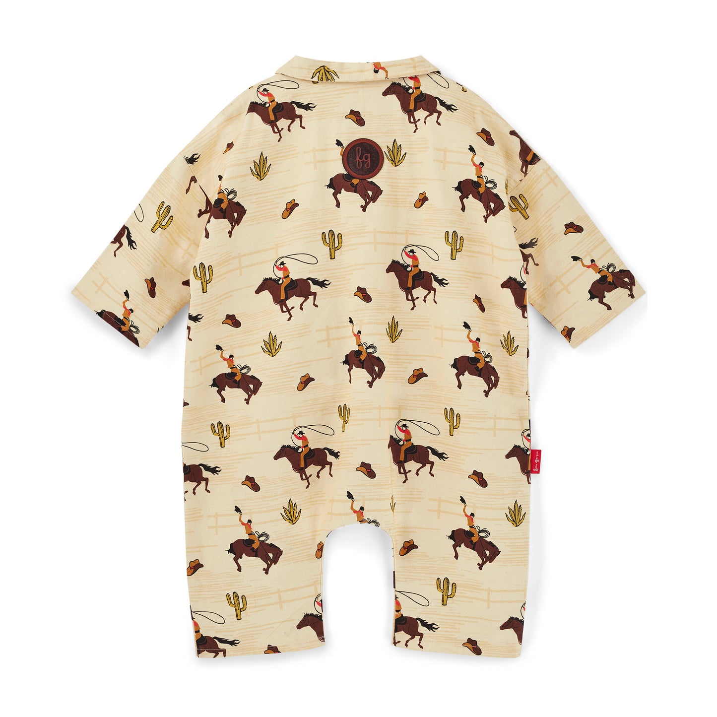 Cowboy Canvas Oversized Boilersuit – Cream