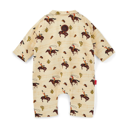 Cowboy Canvas Oversized Boilersuit – Cream