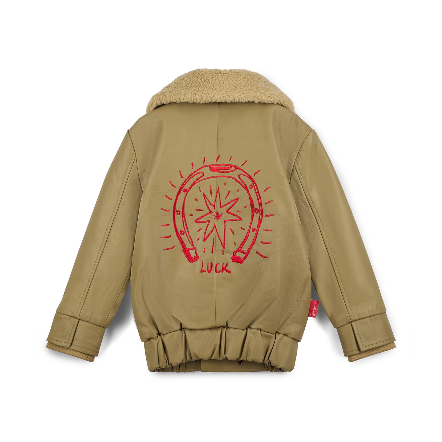 Bad Luck Khaki Leather Jacket