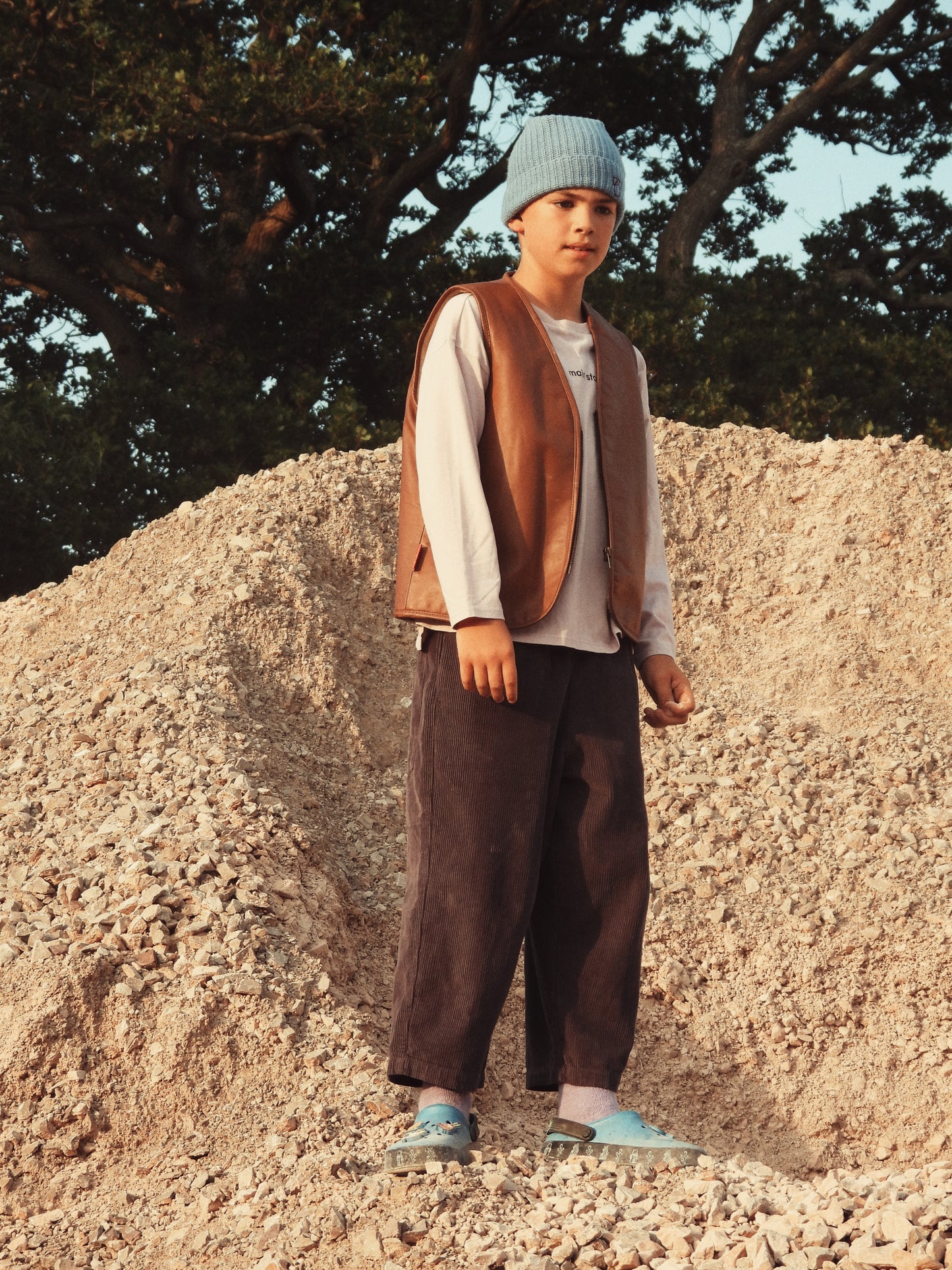 Can’t Touch This Cactus Vest Tan Nappa Leather