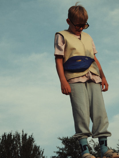 Hold Ya Horses Cream Leather Vest