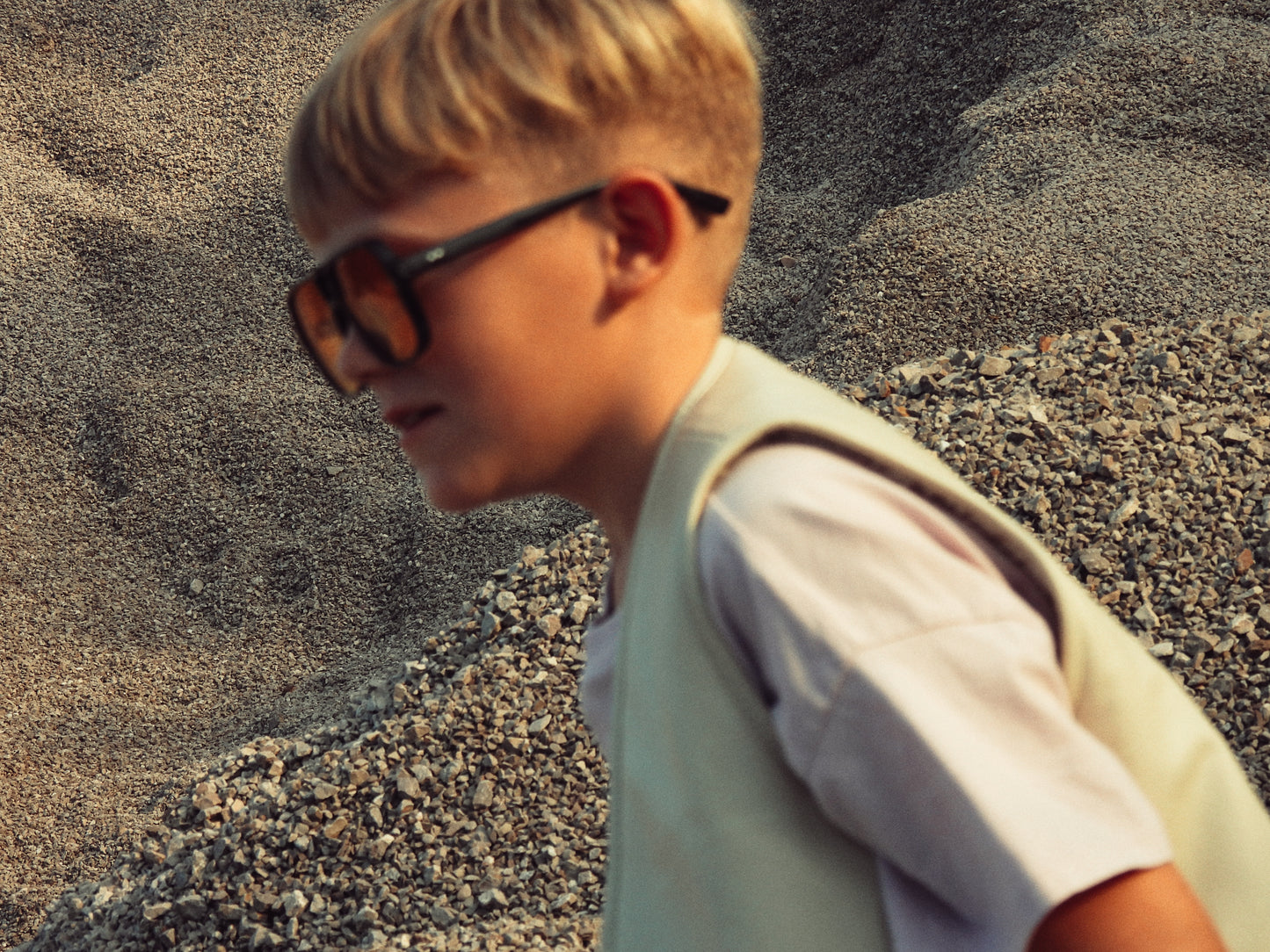 Hold Ya Horses Cream Leather Vest