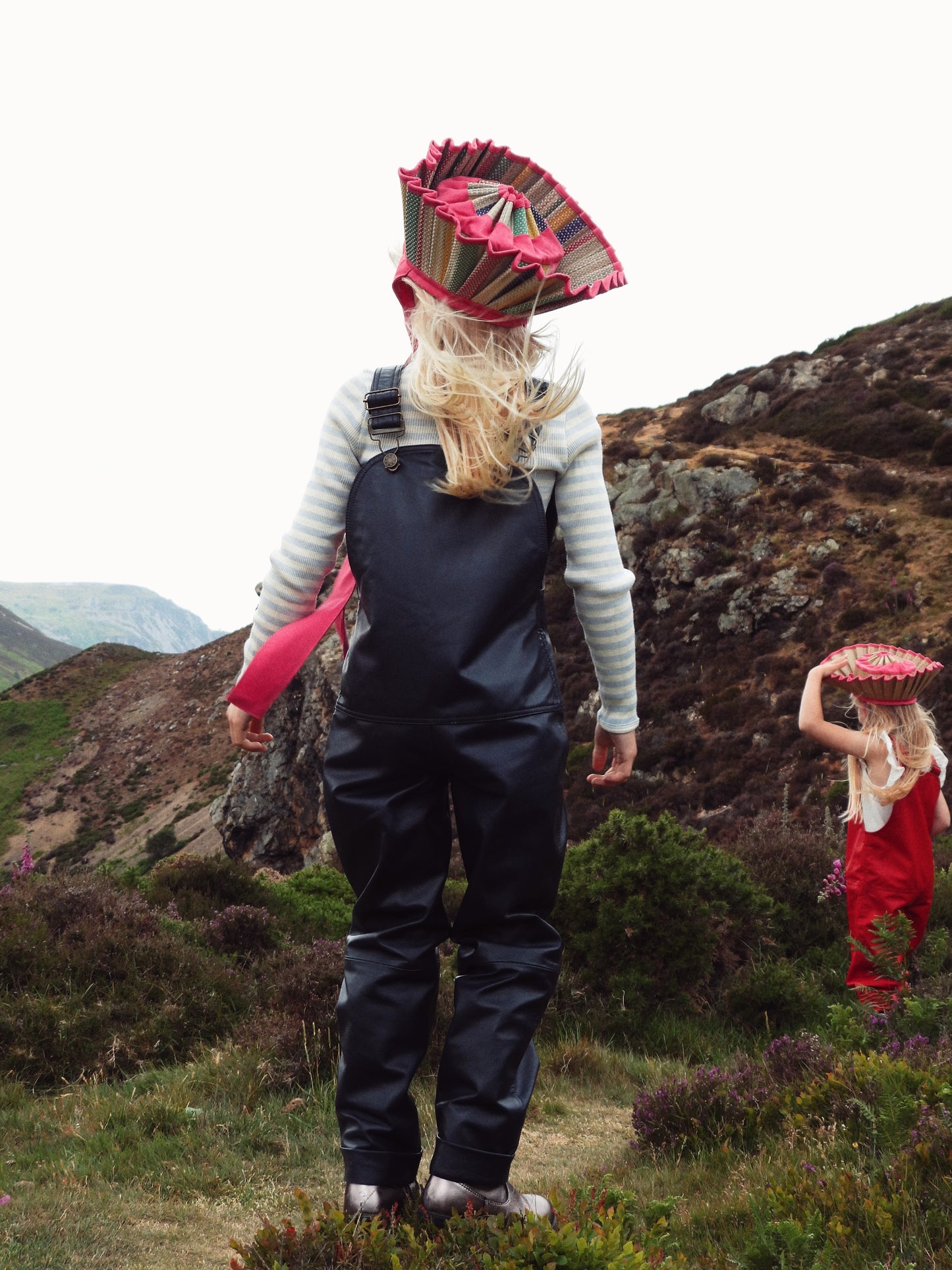 Oversmalls™ Nappa Leather Dungarees Navy